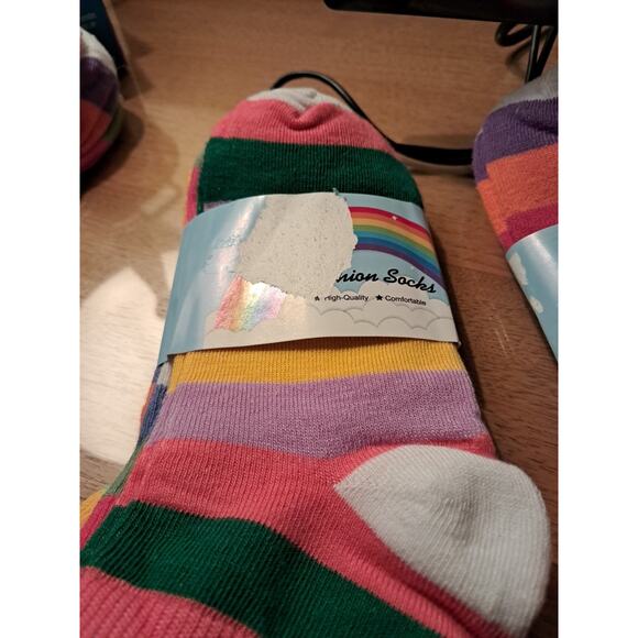 Fashion Socks 3 Pack Of 3 Pairs Multicolor Size 9-11 - Picture 2 of 8